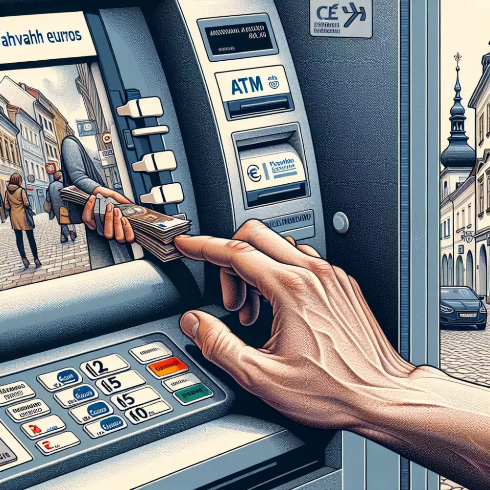 výběr eur z bankomatu v čr